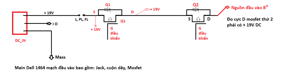 Mach nguon dien ap tren mainboard laptop