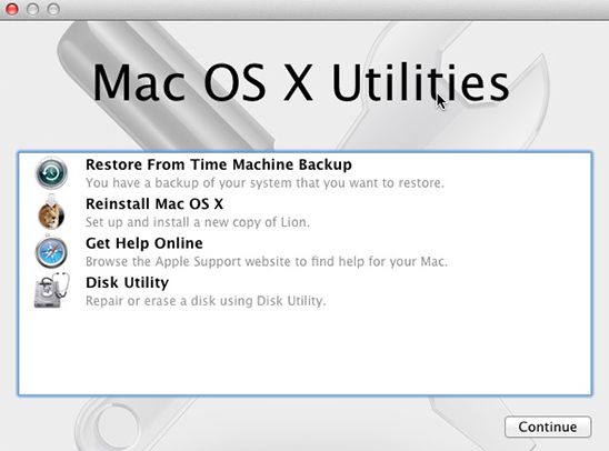 tuy chon phuc hoi hdh macos tren macbook air