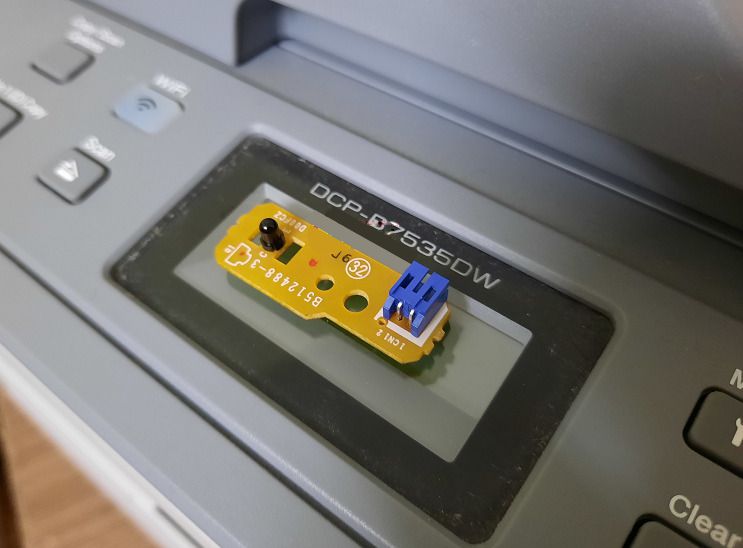 chip cam bien brother dcp b7535dw