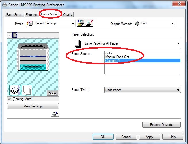 sua may in canon lbp 3300