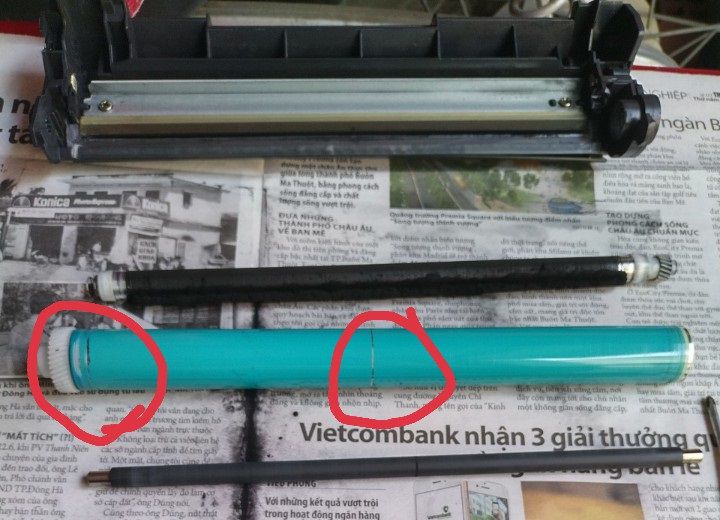 sua may hop muc 85A in bi lem muc